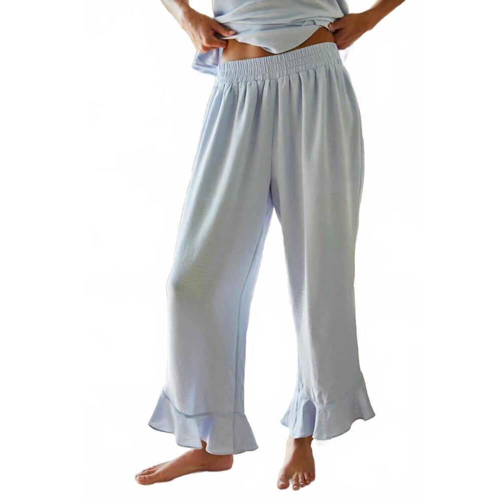 NEW BY TOGETHER susi wide leg pants in blue